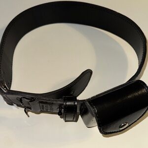 Safariland Model 875 Stitched Edge Sam Browne Duty Belt with Pouch